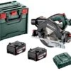 Metabo KS 18 LTX 57 18V Li-Ion Accu Cirkelzaag Set (2x 5,2Ah Accu) In MetaBox - 57mm - 601857700 2 Metabo KS 18 LTX 57 18V Li-Ion Accu Cirkelzaag Set (2x 5,2Ah Accu) In MetaBox - 57mm - 601857700 -Makitade Winkel 16ab191ee1faeb642a35ea48e707d9e6
