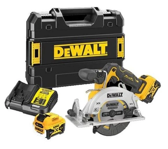 DeWALT DCS512P2-QW 12V Li-ion Accu Cirkelzaag Set (2x 5.0Ah) In TSTAK Koffer - 140mm 3 DeWALT DCS512P2-QW 12V Li-ion Accu Cirkelzaag Set (2x 5.0Ah) In TSTAK Koffer - 140mm