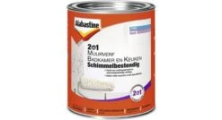 Alabastine 2In1 Muurverf Badkamer En Keuken Schimmelbestendig - Wit - 2,5L