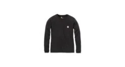 Carhartt 103244 Workwear Pocket Longsleeve T-Shirt - Original Fit - Black - M - .103244.001.S005