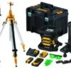 DeWALT DCE080D1GS-SET 18V Li-ion XR Accu Volautomatische Roterende Laser Set (1x 2.0Ah) In TSTAK Koffer - Groen - Met Statief En Meetlat -Makitade Winkel af2f73fe051afbe1aabfa5494557605b