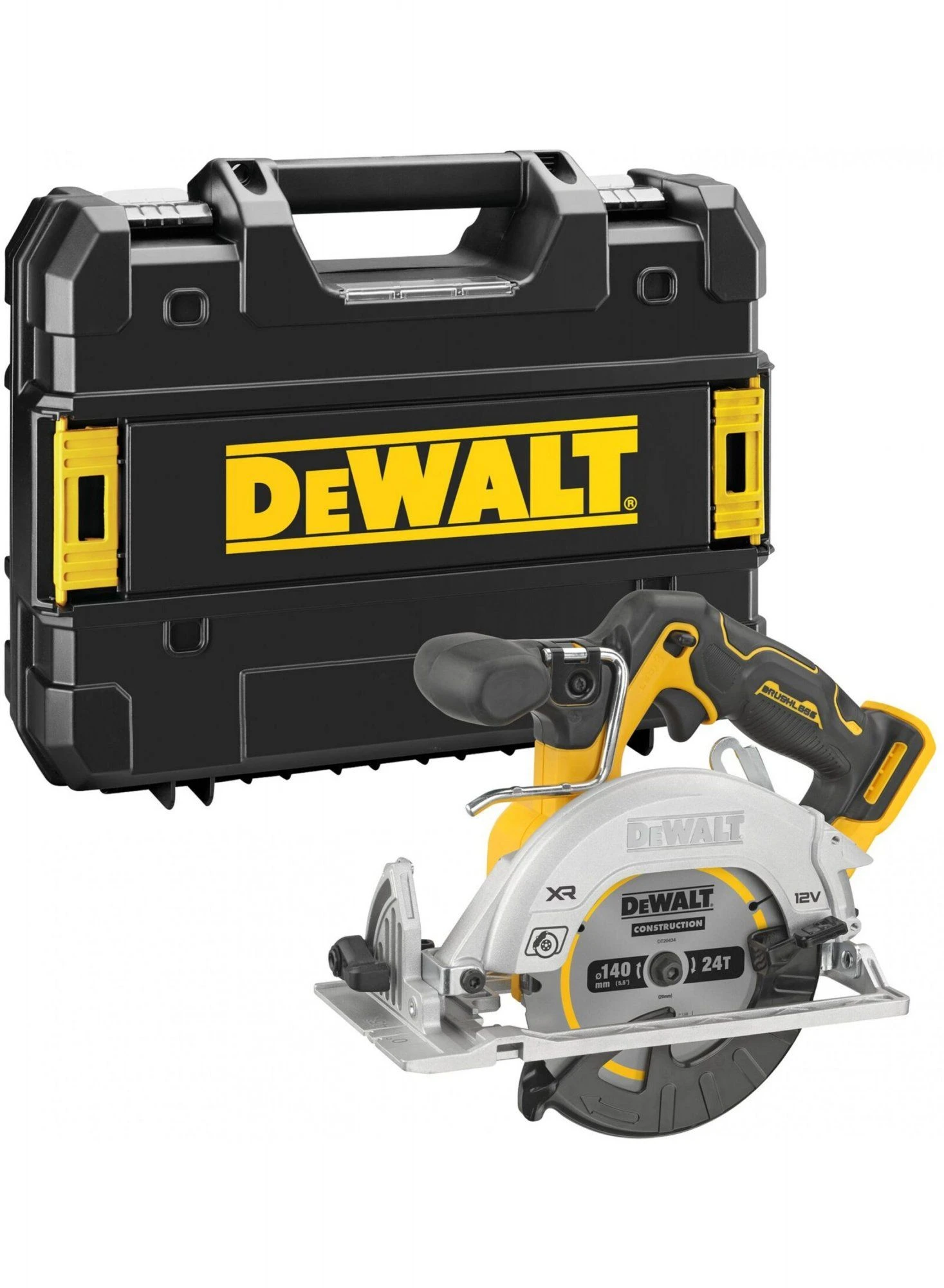 DeWALT DCS512P2-QW 12V Li-ion Accu Cirkelzaag Set (2x 5.0Ah) In TSTAK Koffer - 140mm 4 DeWALT DCS512P2-QW 12V Li-ion Accu Cirkelzaag Set (2x 5.0Ah) In TSTAK Koffer - 140mm - Afbeelding 2