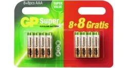 GP Alkaline Super Batterijen - AAA - 1,5 V (16st) - 03024ADHBC8+8